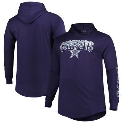 Nike Men's Big and Tall Navy Dallas Cowboys Fan Gear Wordmark Performance Pullover Hoodie