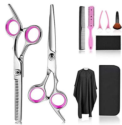 Hair Cutting Scissors Kit Hairdressing Barber Set, Thinning Shears