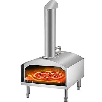 VEVOR Wood Fired Oven 12,Outdoor Pizza Oven with Foldable Legs,Stainless  Steel Pizza Maker 932℉ Max Temperature,Wood Pellets Burning Pizza Oven with  Accessories for Outside,Garden,Courtyard Cooking. - Yahoo Shopping