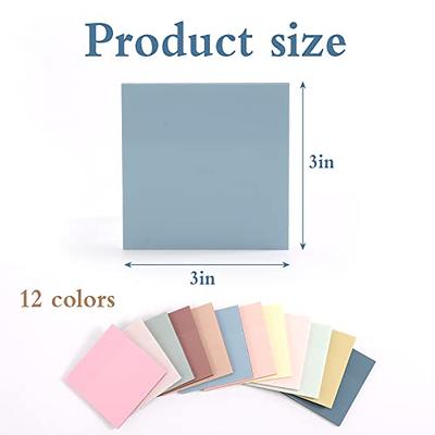 600 Sheets Transparent Sticky Notes 3x3 inch,12 Packs Pastel Sticky Pads  for Home,Office,12 Colors Self-Stick Notes Post It Notes,Aesthetic School  Office Supplies for Student/Teachers Annotating Books - Yahoo Shopping