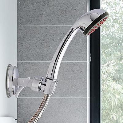 Shower Head Holder Suction Cup Shower Head Holder, Adjustable Height Wall  Mount Shower Wand Holder Bracket ABS, Removable Handheld Shower Head Holder  Silver (2 Pack) - Yahoo Shopping