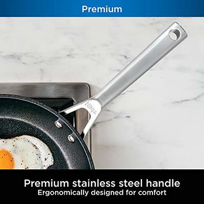 Ninja Foodi NeverStick Stainless 3-Quart Saute Pan with Glass Lid