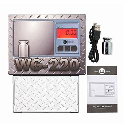  AccuWeight Gram Scale with 1000g/0.1g High Precision Mini  Coffee Scale for Weed Jewelry Scale with 6 Units, Tare, Calibration PCS  Function and Backlit: Home & Kitchen