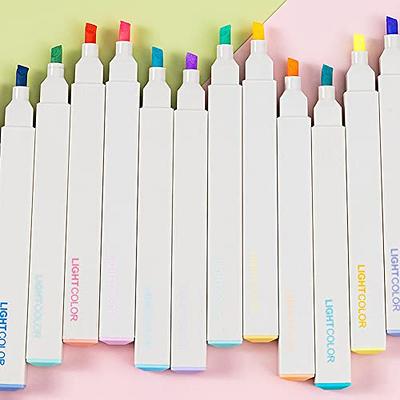  6Pcs Cute Highlighters Pastel Office Supplies