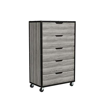 Alaterre Furniture Windsor 5-Drawer Driftwood Gray Chest of