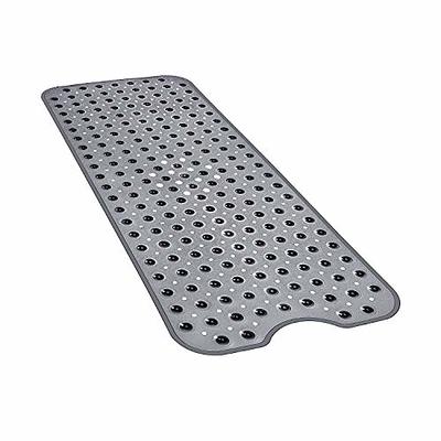 OTHWAY Extra Large Shower Mat 47x32, TPE Shower Mat Non Slip, Shower Stall  Mat with Drain