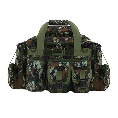 East West U.S.A. Tactical Molle Heavy Duty Round Duffel Bag, Green