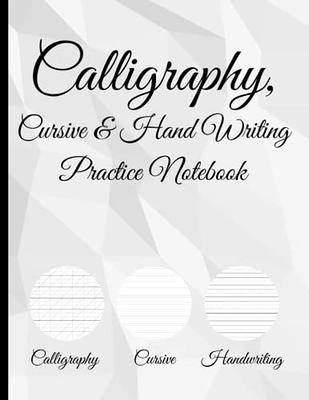 Calligraphy Paper, Hand Lettering and Modern Calligraphy Notepad: A Brush Lettering Practice Pad with 50 Removable Sheets and Pre Printed Guide in Two