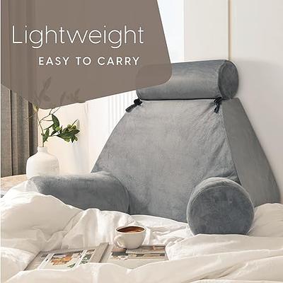 Wedge Pillows Headboard Reading Pillow Backrest Pillows for Sitting up in  Bed Re