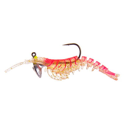 Ozark Trail Soft Plastic Saltwater Shrimp Bait Fishing Lures, 2