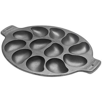 Lodge 12 in. Cast Iron Grill Pan in Black with Dual Handles L10GPL