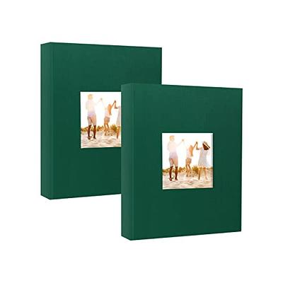  Artmag Photo Album 5x7 Clear Pages Pockets Leather