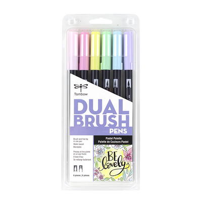 Tombow Dual Brush Pen Set, Muted, 10/Pack