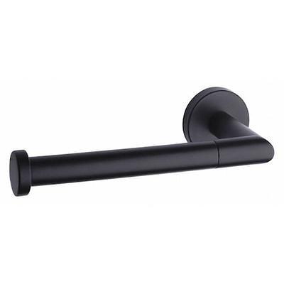 Amucolo Bathroom Freestanding Toilet Paper Roll Holder in Black