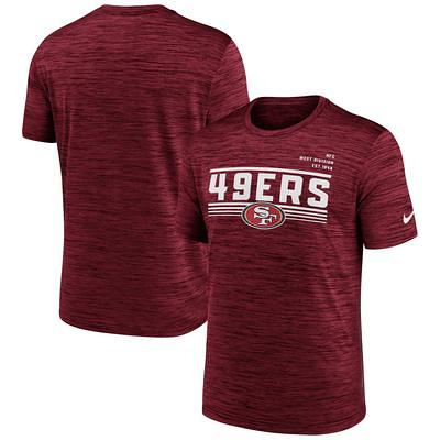 Nike Dri-fit Sideline Velocity (nfl San Francisco 49ers) T-shirt in Red