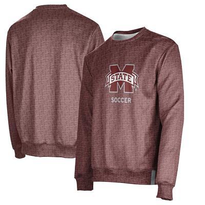 Men's Red Bradley Braves Soccer Name Drop Crewneck Pullover Sweatshirt