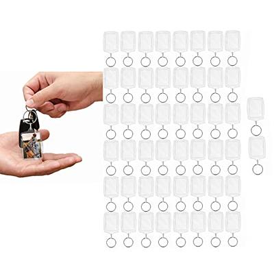 BEAUTOPE 10 PCS Acrylic Keychain Blanks Photocard Holder Keychain Acrylic  Blank Photo Picture Frame Keychain Holder for DIY Keychain - Yahoo Shopping