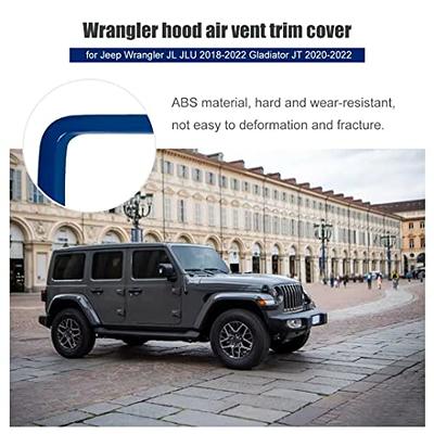 RT-TCZ for Jeep JL Hood Vents Cover Trim Blue for Jeep Wrangler JL JLU  Gladiator JT 2018-2024 Blue Exterior Accessories 7pcs - Yahoo Shopping