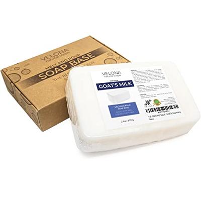 Primal Elements Shea Butter Soap Base - Moisturizing Melt and Pour Soap Base for Crafters - 5 Pound, White