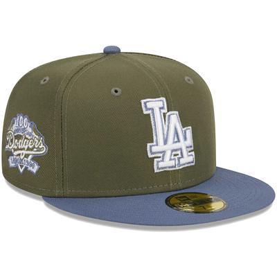 Los Angeles Dodgers New Era Dolphin 59FIFTY Fitted Hat - Gray/Blue