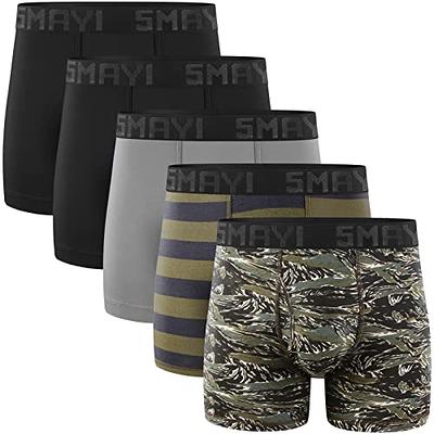 Hanes ComfortSoft Boys Underwear, 3 Pack Dyed Boxer Briefs, Sizes