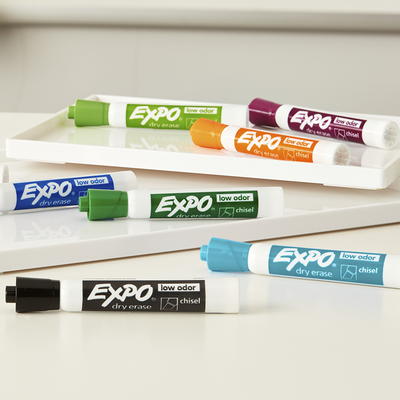 Expo Dry Erase Markers, Fine Tip, Assorted, 12/Pack (86603)