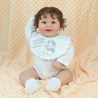  Anano 18 inch Reborn Dolls Pascale Lifelike Realistic Newborn Baby  Doll Soft Cloth Body Real Looking Silicone Vinyl Reborn Baby Dolls for Kids  Age 3+ : Toys & Games