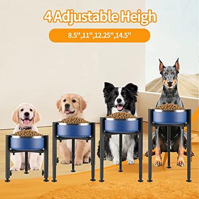 PROERR Single Dog Bowl Stand,Tall Dog Food Stand Adjustable Wide 7-11  Heights 14.5,Metal Elevated Dog Bowl Holder Raised Water Feeder for  Medium,Large Dog(Bowl Not Included) - Yahoo Shopping