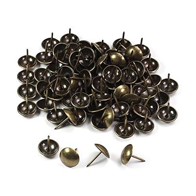 Frcolor 40pcs Metal Brad Fasteners with Pull Rings Mini Drawer Pulling Knobs DIY Accessories, Size: 4.72 x 3.15 x 0.79