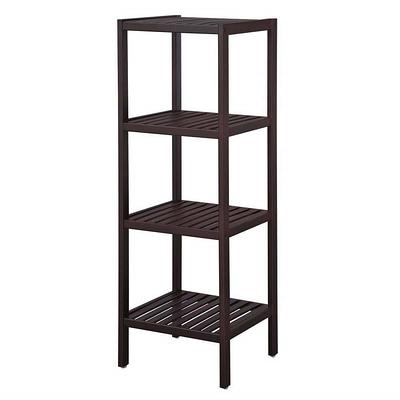 Dracelo 16.14 in. W x 6 in. D x 3 in. H Black 2+1 Tier Bathroom