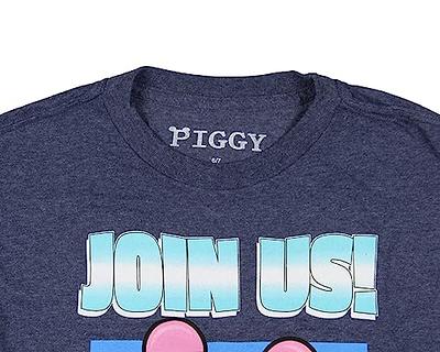 Roblox Piggy Horror Game Shirt Boys' Character Join Us T-Shirt