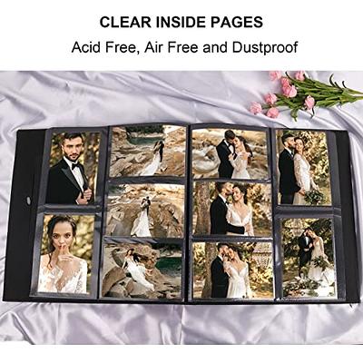 Vienrose Photo Album 4x6 600 Pockets Large Photo Book PU Leather Cover for  Wedding Album Baby Graduation