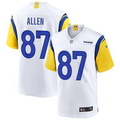 Men's Nike Los Angeles Rams Bone Custom Game Jersey