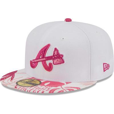 Men's New Era Pink/Blue Atlanta Braves Olive Undervisor 59FIFTY Fitted Hat,  Size: 7 1/8 - Yahoo Shopping