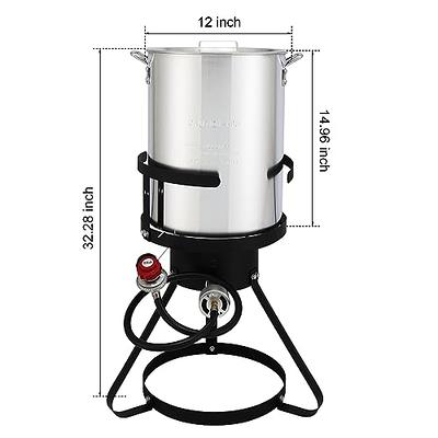 Turkey Cooker, 30 Qt., Aluminum Pot with Stand