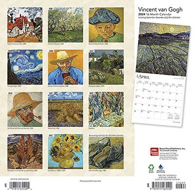 Van Gogh Calendar 2024 Square Artist Wall Calendar - 16 Month