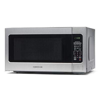  Farberware Countertop Microwave 1100 Watts, 1.2 cu ft - Smart  Sensor Microwave Oven With LED Lighting and Child Lock - Perfect for  Apartments and Dorms - Easy Clean Black Interior, Stainless