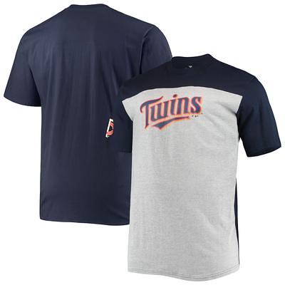 Men's Fanatics Branded Navy/Heathered Gray Houston Astros Big & Tall  Colorblock T-Shirt