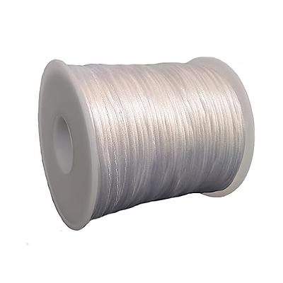 Xiezyu 1.5mm Nylon Satin Cord Thread Beading String for Macrame