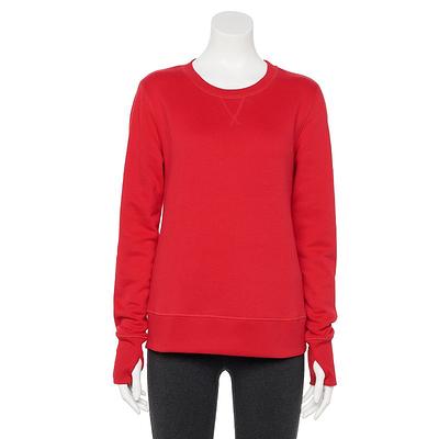 Women's Tek Gear Ultrasoft Fleece Sweatshirt, Size: XXL, Med Red - Yahoo  Shopping