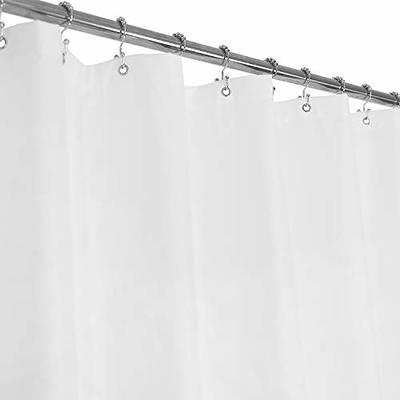  ALYVIA SPRING Waterproof Fabric Shower Curtain Liner with 3  Magnets - Soft Hotel Quality Cloth Shower Liner, Light-Weight & Machine  Washable - Standard Size 72x72, White : Home & Kitchen