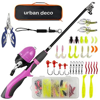 Kids Fishing Pole Set Beginners Portable Rod Reel Kit With Telescopic Fishing  Rod Spinning Reel Fishing Line Fishing Tackle Bag - AliExpress