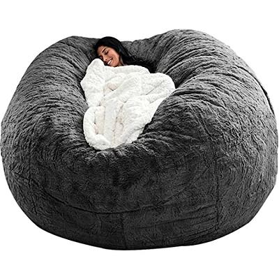 AYEASY Bean Bag Chair with Filler, Bean Bag Chairs for Adults, Bean Bag Bed, Memory Foam Bean Bag Couch with Washable Microfiber Cover, Giant