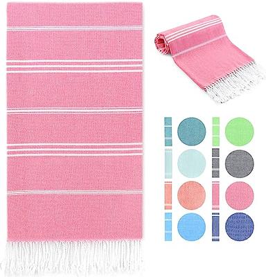 PAMUKLU Cloud Oversized Beach Towel - Sand-Resistant, Quick Drying,  Compact, Soft and Absorbent - 100% Organic Turkish Cotton - for Pool, Yoga