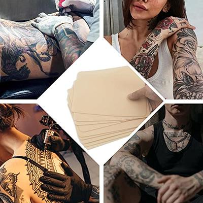 Tattoo Skin Practice, YONGDA 10pcs Tattoo Practice Skins Double Sides 7.36  x 5.59inches Fake Tattoo Skin Eyebrow Practice Skin for Beginners and  Artists - Yahoo Shopping