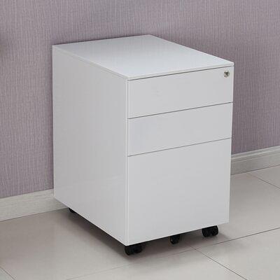 Inbox Zero 5 Drawer Chest, Wood Storage Dresser Cabinet with