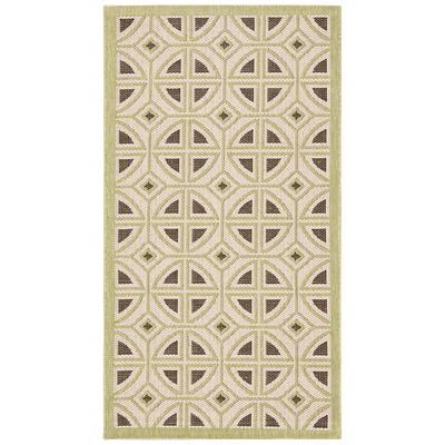 StyleWell Flower Swirl 20 in. x 36 in. Tapestry Foam Indoor