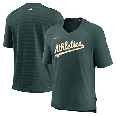 Men's Gray Oakland Athletics V-Neck Jersey 