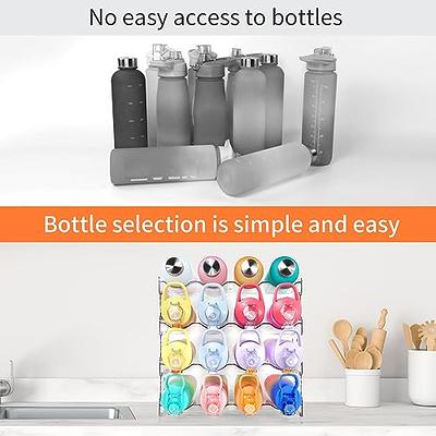 Stackable Wine Rack Refrigerator Organizer Thermos Cup Holder