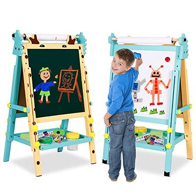 Joyooss Art Easel for Kids, Double-Sided Magnetic Easel for Children w